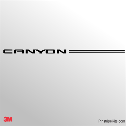 GMC vinyl logo decal emblem 3M pinstripe stripe kit