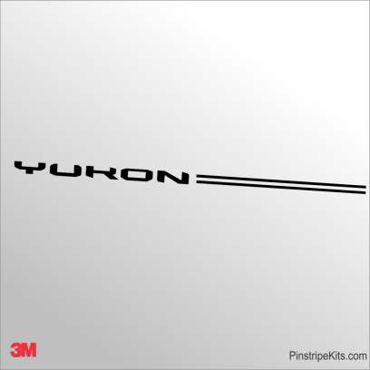 GMC vinyl logo decal emblem 3M pinstripe stripe kit