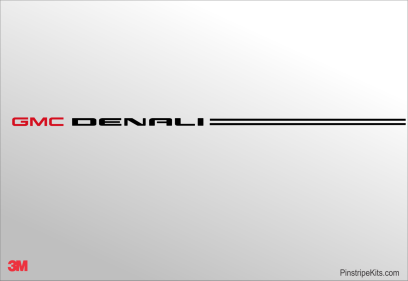 GMC vinyl logo decal emblem 3M pinstripe stripe kit