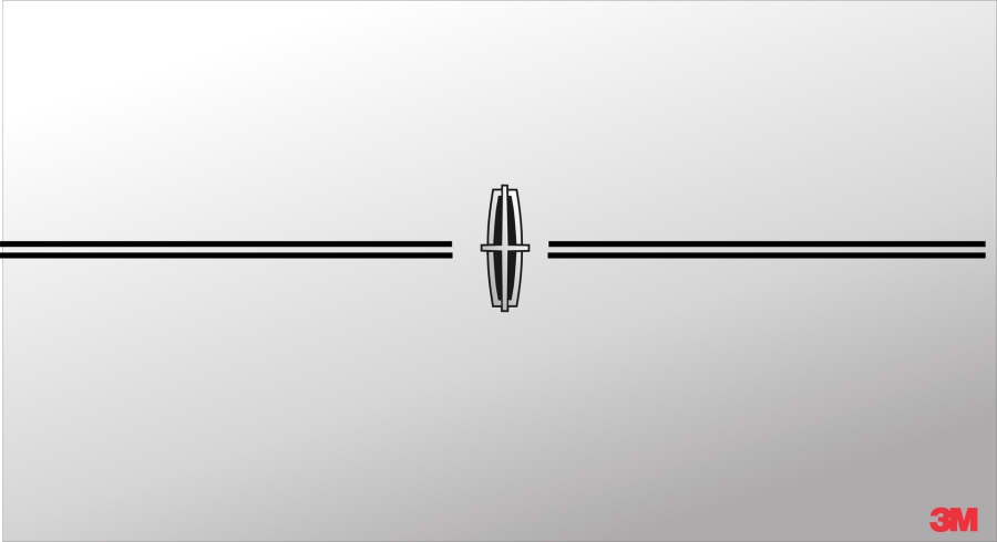 Violassi Striping Company - LINCOLN name & logo emblem vinyl decal