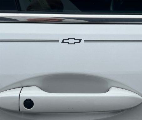 Chev Chevrolet vinyl logo emblem decal pinstripe kit Chev Chevrolet vinyl logo emblem decal pinstripe kit