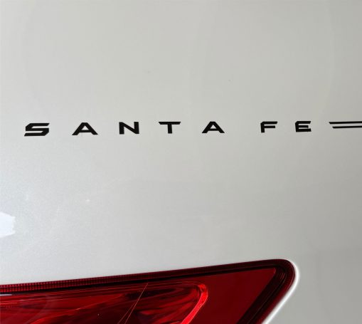 Hyundai Santa Fe vinyl logo emblem decal pinstripe kit