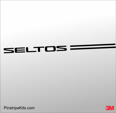 KIA Seltos vinyl logo emblem decal pinstripe kit KIA Seltos vinyl logo emblem decal pinstripe kit