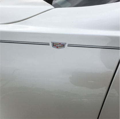 Cadillac vinyl logo emblem decal pinstripe stripe kit Cadillac vinyl logo emblem decal pinstripe stripe kit