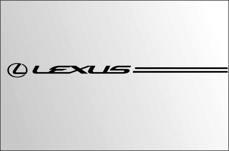 Lexus logo emblem decal vinyl pinstripe stripe kit Lexus logo emblem decal vinyl pinstripe stripe kit