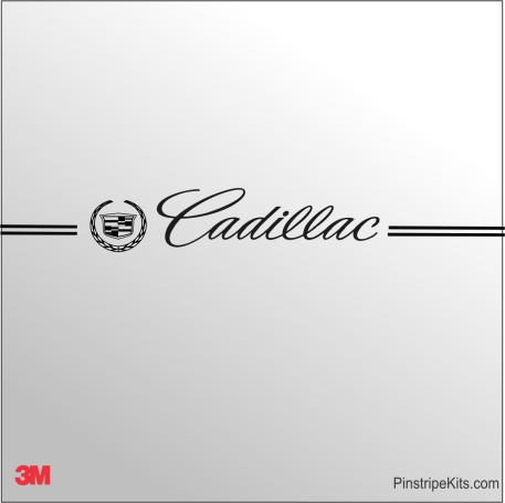 Cadillac Logo Emblem Decal Vinyl Pinstripe Stripe