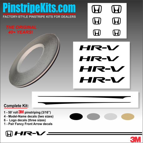 Honda vinyl logo emblem decal pinstripe kit Honda vinyl logo emblem decal pinstripe kit