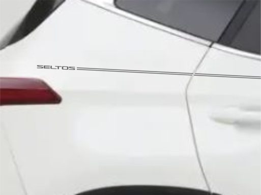 KIA Seltos vinyl logo emblem decal pinstripe kit KIA Seltos vinyl logo emblem decal pinstripe kit