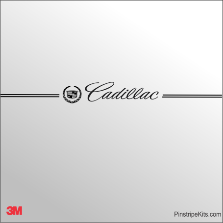 Cadillac Logo Emblem Decal Vinyl Pinstripe Stripe