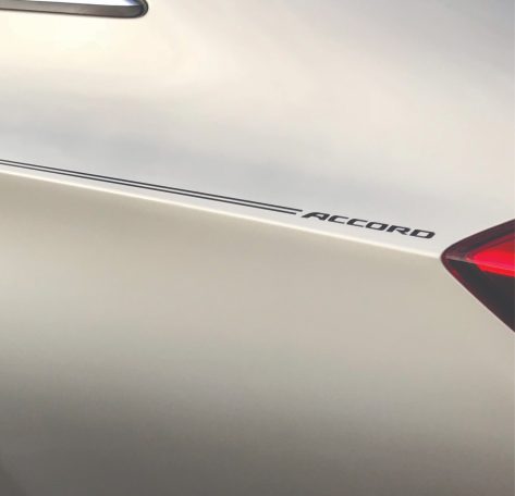 Honda Accord vinyl logo emblem decal pinstripe stripe kit Honda Accord vinyl logo emblem decal pinstripe stripe kit
