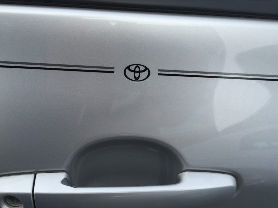 Toyota vinyl logo emblem decal pinstripe stripe kit Toyota vinyl logo emblem decal pinstripe stripe kit