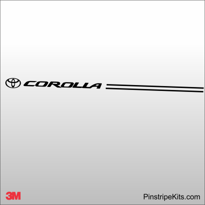 Toyota vinyl logo emblem decal pinstripe kit Toyota vinyl logo emblem decal pinstripe kit
