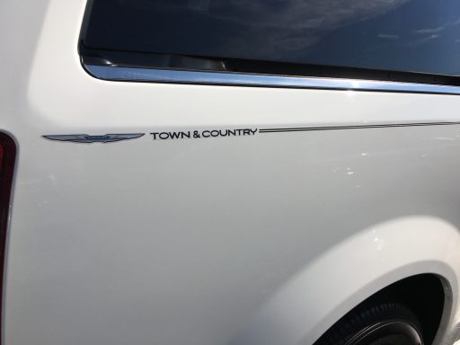 Chrysler Town & Country logo emblem decal pinstripe kit Chrysler Town & Country logo emblem decal pinstripe kit