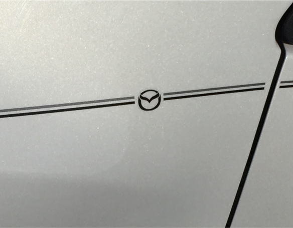 Mazda logo emblem decal viny pinstripe stripe kit Mazda logo emblem decal viny pinstripe stripe kit