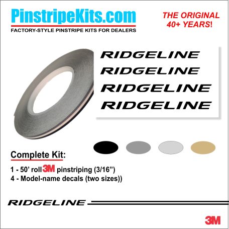 Honda Ridgeline Logo Emblem Decal Vinyl Pinstripe Stripe Kit Honda Ridgeline Logo Emblem Decal Vinyl Pinstripe Stripe Kit