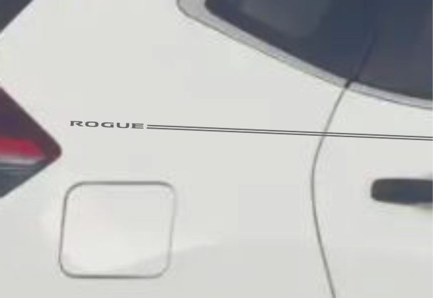 Nissan Rogue vinyl logo emblem decal pinstripe kit Nissan Rogue vinyl logo emblem decal pinstripe kit