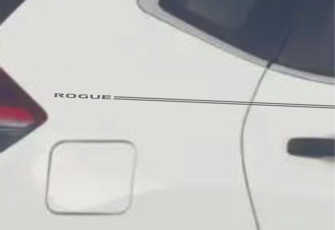 Nissan Rogue vinyl logo emblem decal pinstripe kit Nissan Rogue vinyl logo emblem decal pinstripe kit