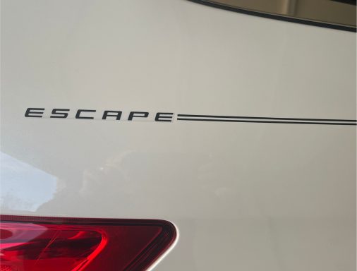 Ford Escape name logo emblem decal pinstripe Ford Escape name logo emblem decal pinstripe