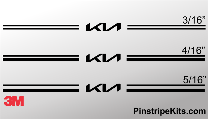 KIA vinyl logo emblem decal pinstripe kit KIA vinyl logo emblem decal pinstripe kit