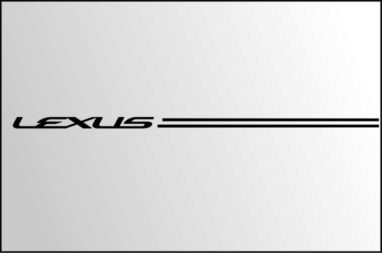 Lexus logo emblem decal vinyl pinstripe stripe kit Lexus logo emblem decal vinyl pinstripe stripe kit