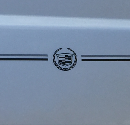 Cadillac vinyl logo emblem decal pinstripe kit 66 Cadillac vinyl logo emblem decal pinstripe kit 66