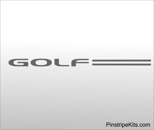 VW Volkswagen Golf logo emblem decal viny pinstripe stripe kit VW Volkswagen Golf logo emblem decal viny pinstripe stripe kit