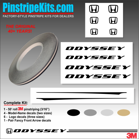 Honda vinyl logo emblem decal pinstripe kit Honda vinyl logo emblem decal pinstripe kit