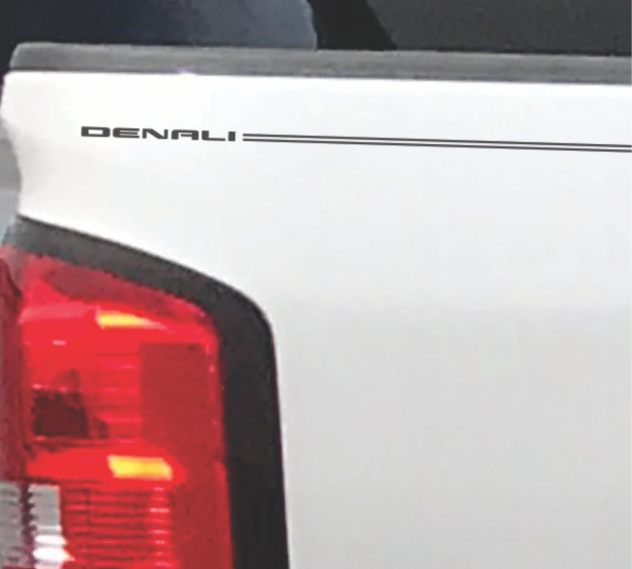 GMC Denali Logo emblem decal pinstripe kit GMC Denali Logo emblem decal pinstripe kit