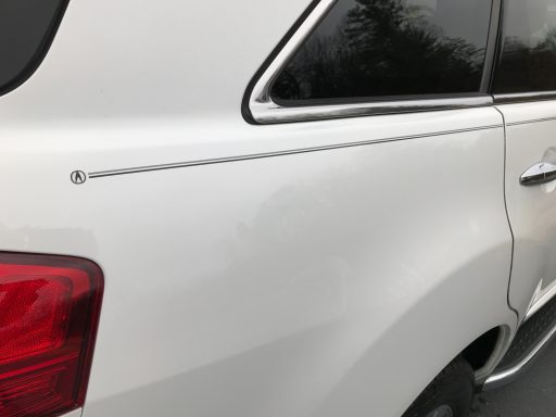 Acura Logo Emblem Decal Vinyl Pinstripe Stripe Kit