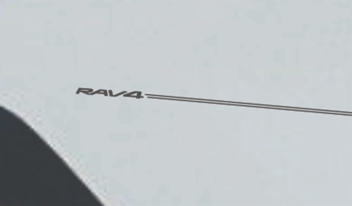 Toyota RAV4 vinyl logo emblem decal pinstripe stripe kit Toyota RAV4 vinyl logo emblem decal pinstripe stripe kit