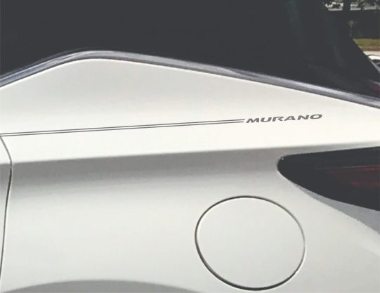 Nissan Murano vinyl logo emblem decal pinstripe kit Nissan Murano vinyl logo emblem decal pinstripe kit