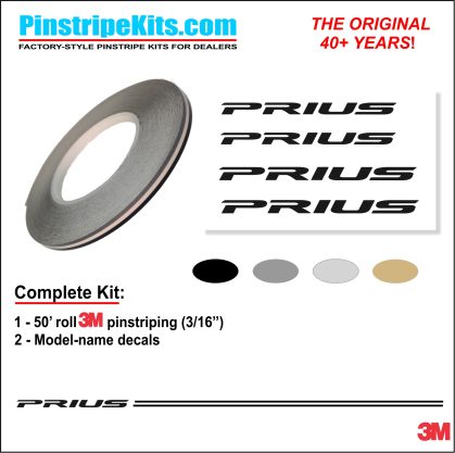 Toyota Prius vinyl logo emblem decal pinstripe stripe kit Toyota Prius vinyl logo emblem decal pinstripe stripe kit