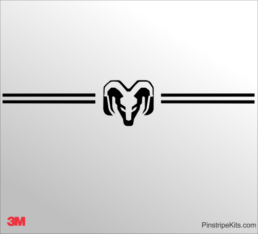 Ram Truck logo emblem decal vinyl pinstripe stripe Ram Truck logo emblem decal vinyl pinstripe stripe