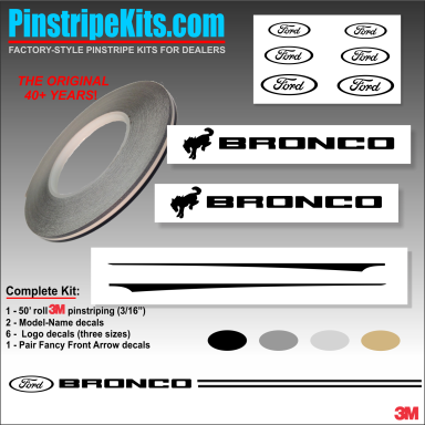 Ford vinyl logo emblem decal pinstripe kit Ford vinyl logo emblem decal pinstripe kit