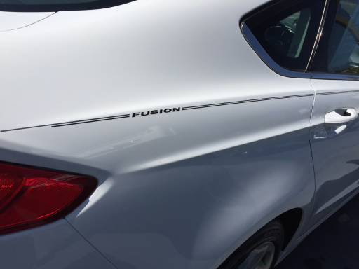 Ford Fusion name logo emblem decal pinstripe Ford Fusion name logo emblem decal pinstripe