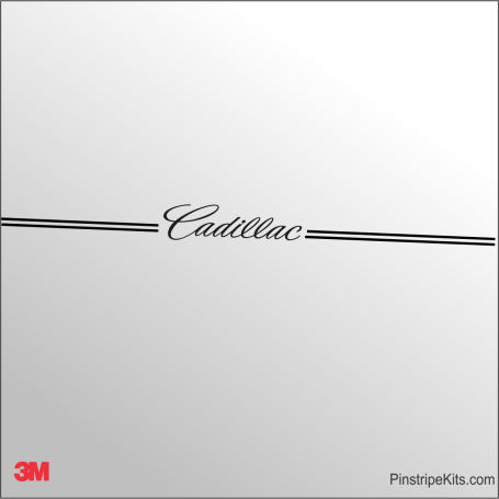 Cadillac Logo Emblem Decal Vinyl Pinstripe Stripe