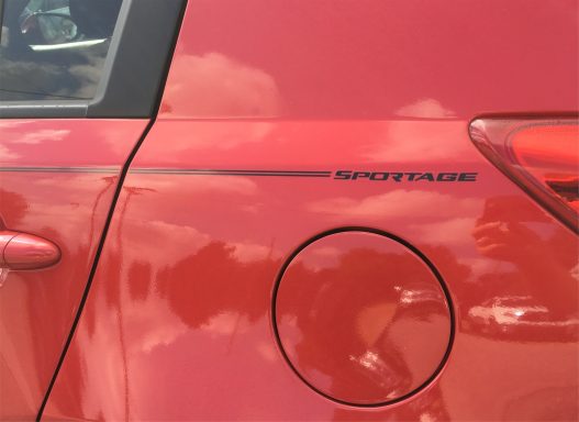 KIA Sportage vinyl logo emblem decal pinstripe kit KIA Sportage vinyl logo emblem decal pinstripe kit