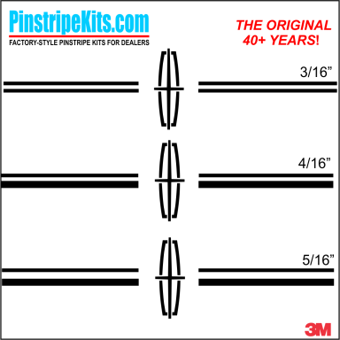 Lincoln vinyl logo emblem decal pinstripe kit Lincoln vinyl logo emblem decal pinstripe kit