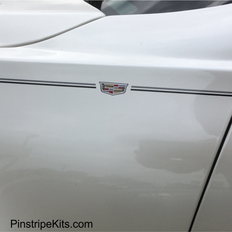 Cadillac vinyl logo emblem decal pinstripe stripe kit 48 Cadillac vinyl logo emblem decal pinstripe stripe kit 48