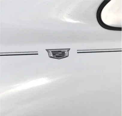 Cadillac vinyl logo emblem decal pinstripe stripe kit 54 Cadillac vinyl logo emblem decal pinstripe stripe kit 54