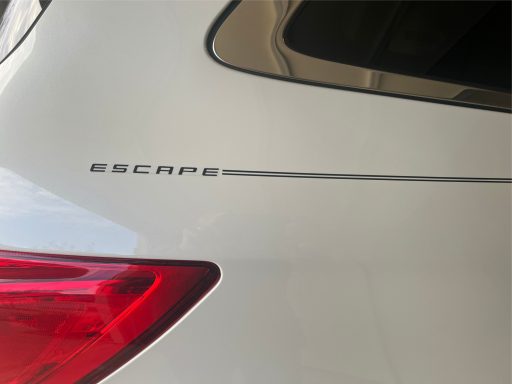 Ford Escape name logo emblem decal pinstripe Ford Escape name logo emblem decal pinstripe