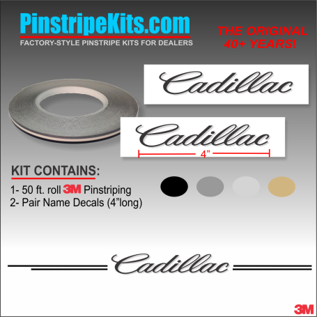 Cadillac Logo Emblem Decal Vinyl Pinstripe Stripe Cadillac Logo Emblem Decal Vinyl Pinstripe Stripe