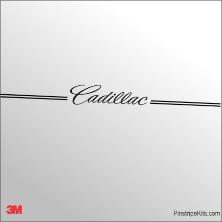 Cadillac Logo Emblem Decal Vinyl Pinstripe Stripe