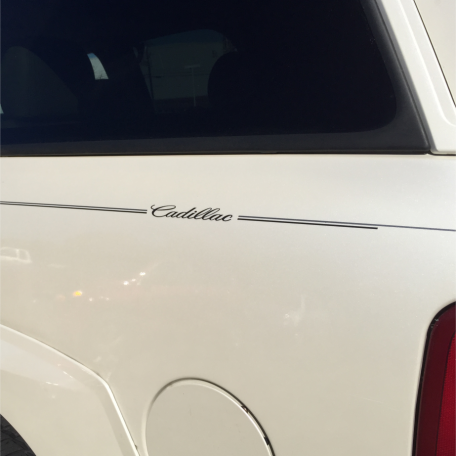 Cadillac vinyl logo emblem decal pinstripe stripe kit Cadillac vinyl logo emblem decal pinstripe stripe kit