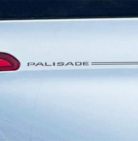 Hyundai Palisade vinyl logo emblem decal pinstripe kit