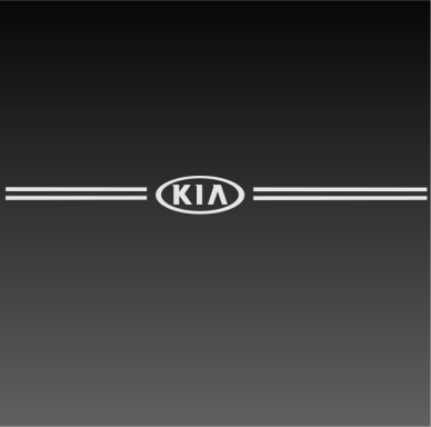 KIA vinyl logo emblem decal pinstripe kit KIA vinyl logo emblem decal pinstripe kit