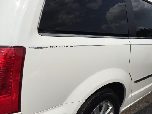 Chrysler Town & Country logo emblem decal pinstripe kit Chrysler Town & Country logo emblem decal pinstripe kit