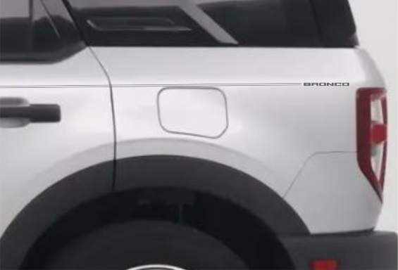 Ford Bronco name logo emblem decal pinstripe Ford Bronco name logo emblem decal pinstripe