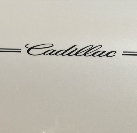 Cadillac vinyl logo emblem decal pinstripe stripe kit Cadillac vinyl logo emblem decal pinstripe stripe kit