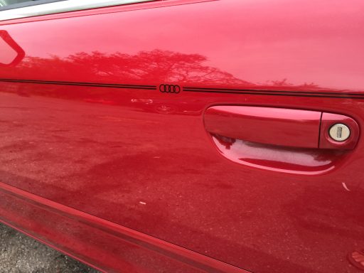 Audi Logo Enblem Decal Vinal Pinstripe Stripe